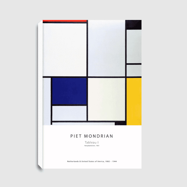 Lukisan Dinding - Canvas - Piet Mondrian Tableau I by Old Masters