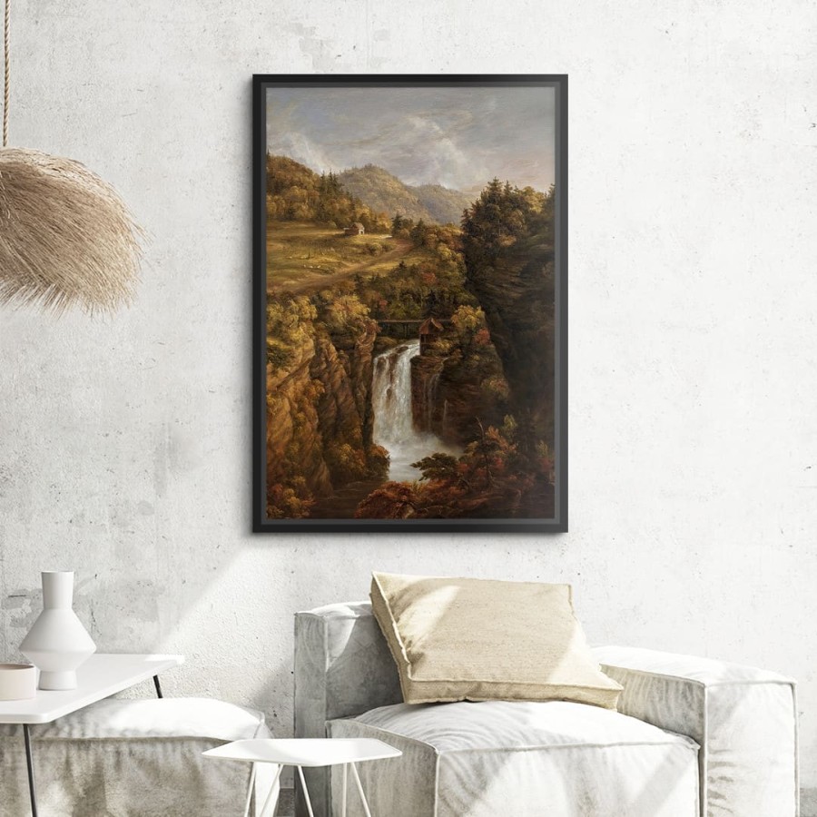Lukisan Dinding - Canvas - Classic Waterfall by Rama Art