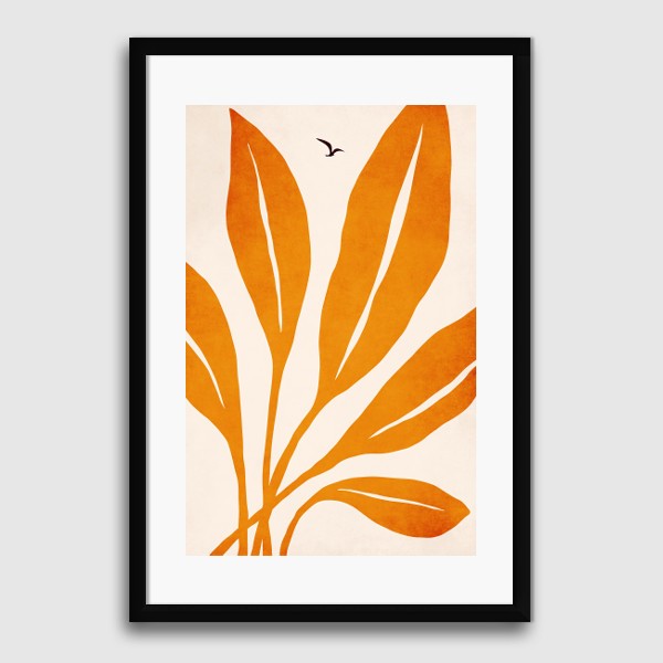 Lukisan Dinding -Ophelia Jeune- Matte -Frame Hitam 20x30