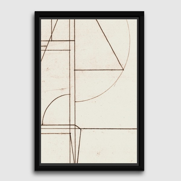 Lukisan Dinding -Canvas-Minmod 2 -Frame Hitam 40x60