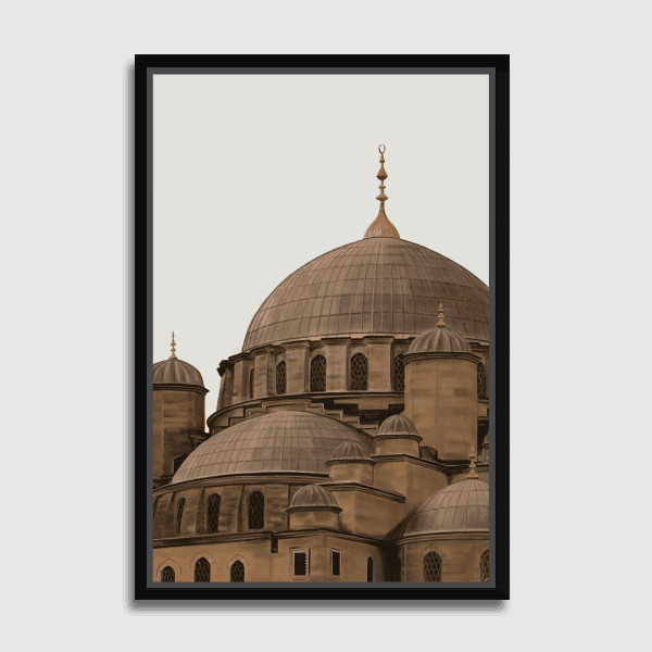 Lukisan Dinding - Canvas - Sultan Ahmed Mosque by Jaccalartstories