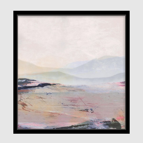 Lukisan Dinding -Canvas-Summer -Frame Hitam 40x40