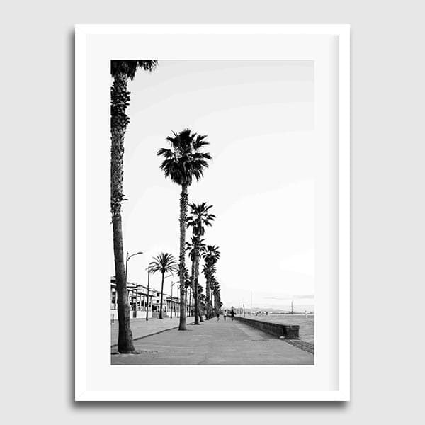 Lukisan Dinding -South Of Spain Kolla 1- Matte -Frame Putih 20x30