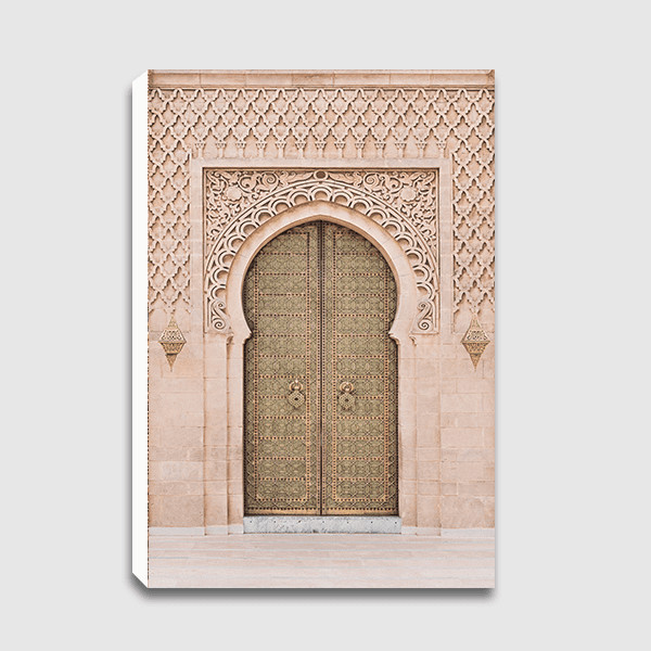 Lukisan Dinding Moroccan Door - Canvas - Spanram - 60x90