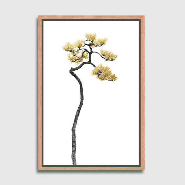 Lukisan Dinding - Canvas - Bonsai Tree 05 by Amini54 