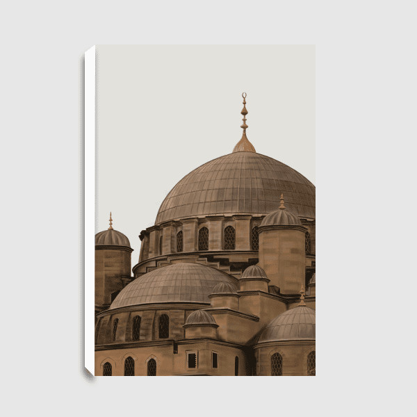 Lukisan Dinding - Canvas - Sultan Ahmed Mosque by Jaccalartstories