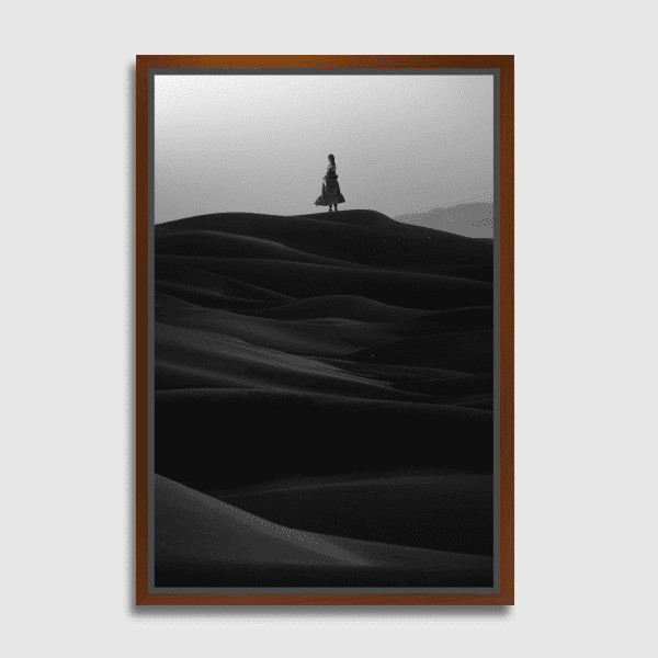 Lukisan Dinding - Canvas - Monochrome Savior by Frank Moth