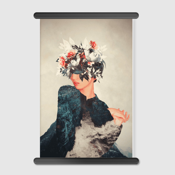 Lukisan Dinding - Canvas - Kumiko by Frank Moth