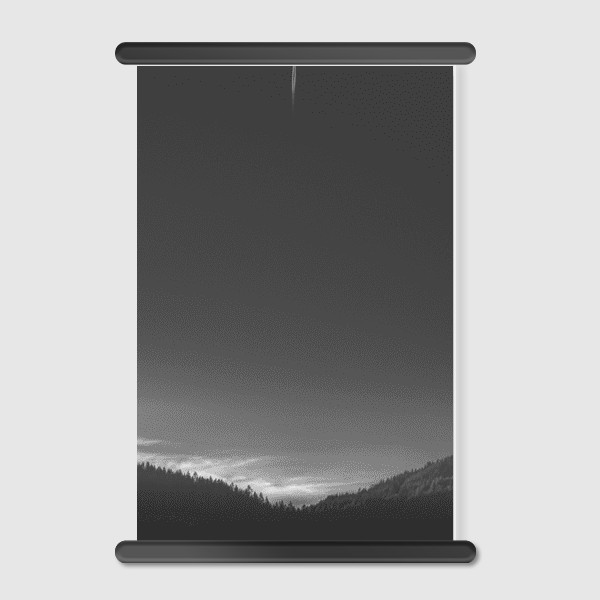 Lukisan Dinding - Canvas - Just Missed The Flight by Nur Mut