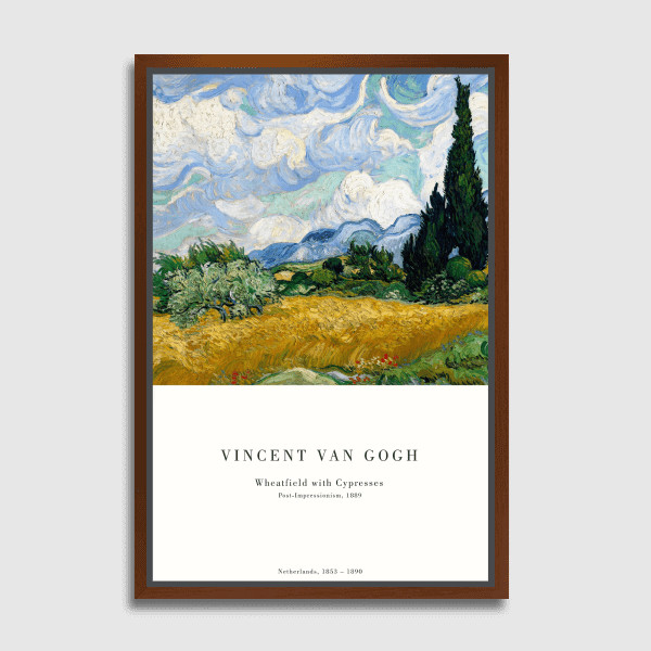 Lukisan Dinding - Canvas - Van Gogh Green Wheatfield by Old Masters
