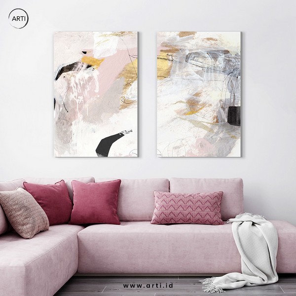 Lukisan Dinding set -Wowderful - 40x60