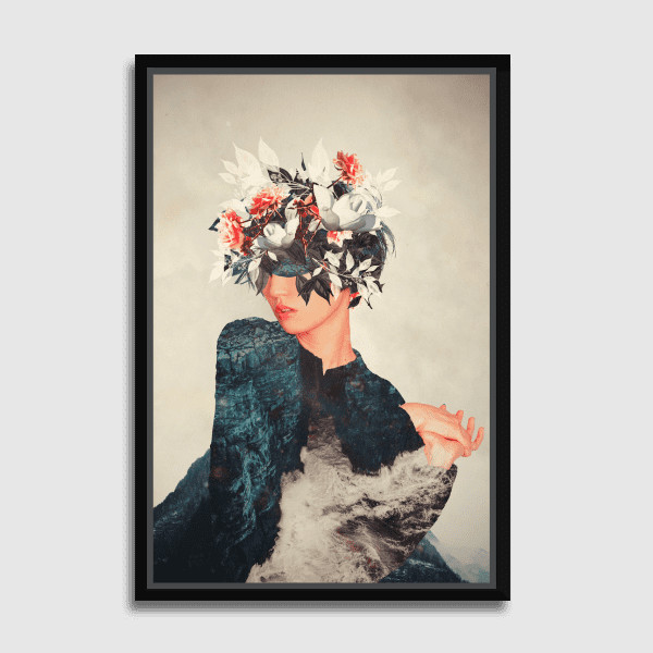 Lukisan Dinding - Canvas - Kumiko by Frank Moth