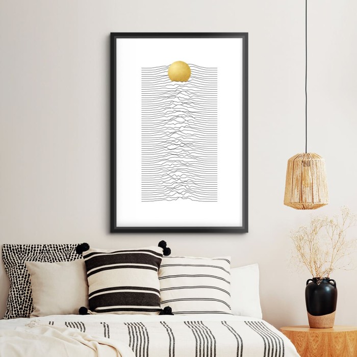 Lukisan Dinding -Golden Sunrise-Spanram 40x60