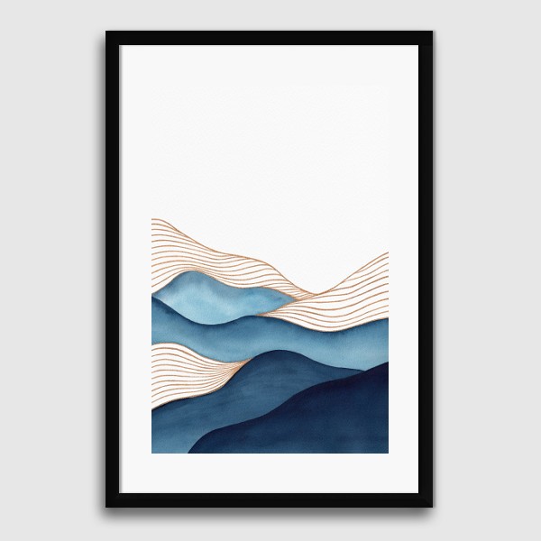 Lukisan Dinding Set - In Our Dreams - 40x60 Matte - Black Frame