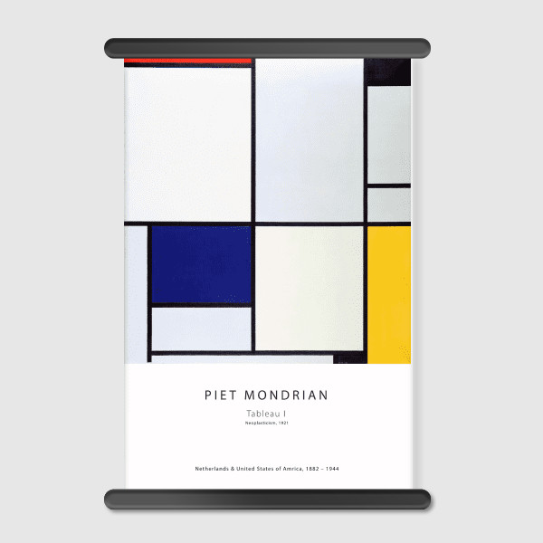 Lukisan Dinding - Canvas - Piet Mondrian Tableau I by Old Masters