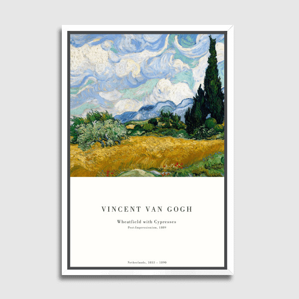 Lukisan Dinding - Canvas - Van Gogh Green Wheatfield by Old Masters