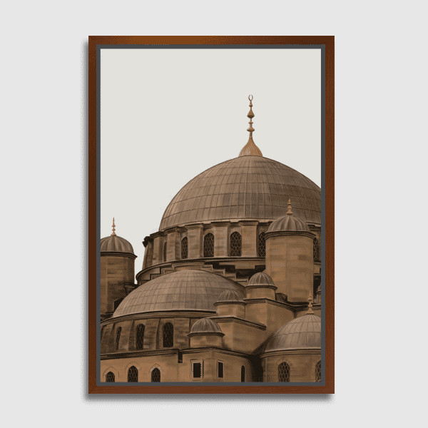 Lukisan Dinding - Canvas - Sultan Ahmed Mosque by Jaccalartstories