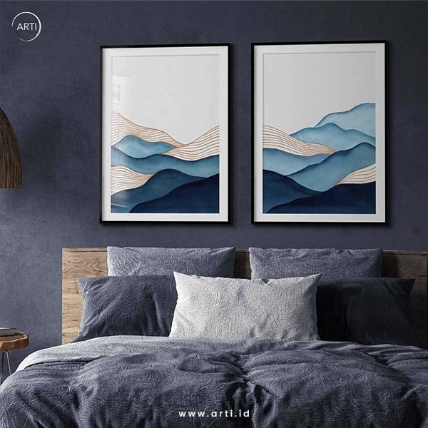 Lukisan Dinding Set - In Our Dreams - 40x60 Matte - Black Frame