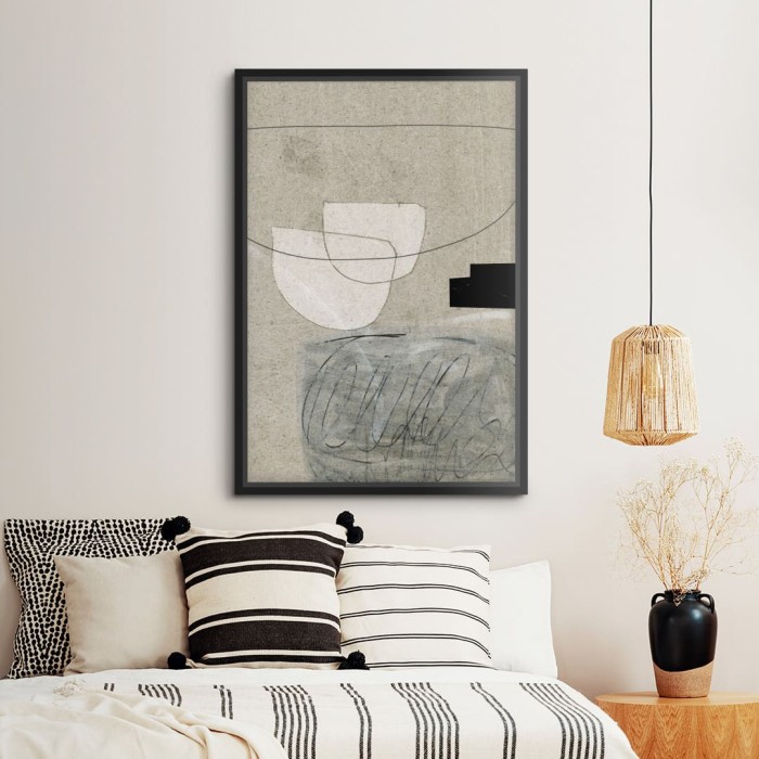 Lukisan Dinding -Canvas-Lifestyle 1 -Frame Hitam 40x60