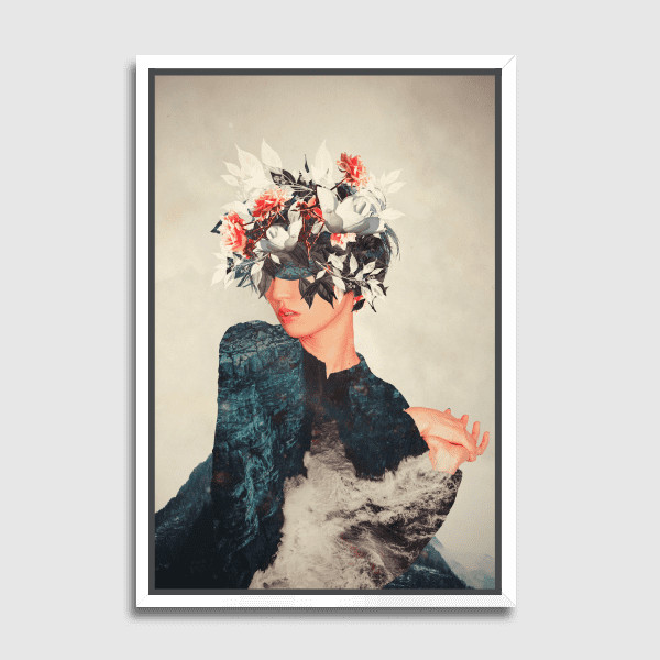 Lukisan Dinding - Canvas - Kumiko by Frank Moth