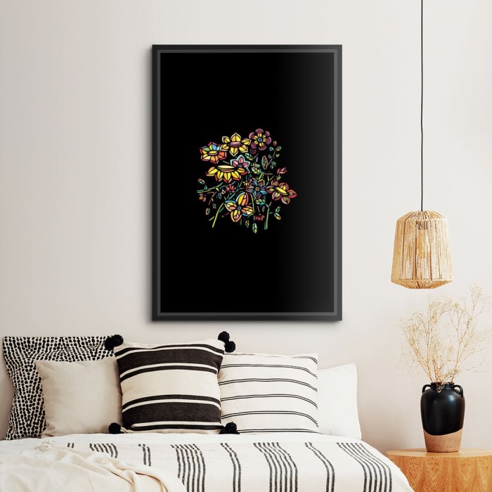 Lukisan Dinding -Canvas-Bouquet -Spanram 40x60