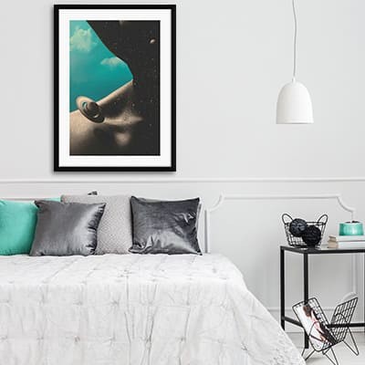 Lukisan Dinding-Anatomy-Matte -Frame Hitam 40x60