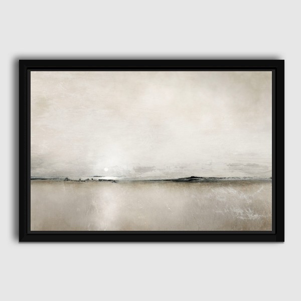 Lukisan Dinding -Canvas-SunlightBay -Frame Hitam 40x60