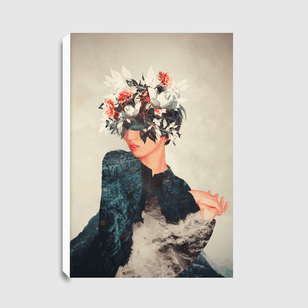 Lukisan Dinding - Canvas - Kumiko by Frank Moth