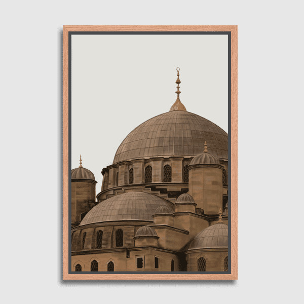 Lukisan Dinding - Canvas - Sultan Ahmed Mosque by Jaccalartstories