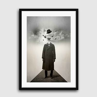Lukisan Dinding-Planets-Matte-Frame Hitam 40x60