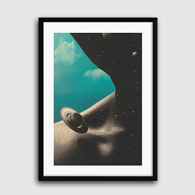 Lukisan Dinding-Anatomy-Matte -Frame Hitam 40x60