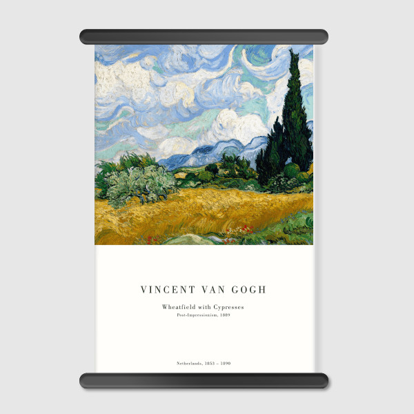 Lukisan Dinding - Canvas - Van Gogh Green Wheatfield by Old Masters