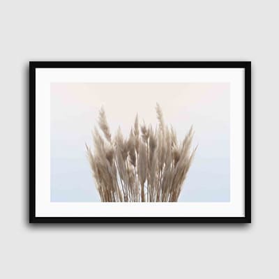 Lukisan Dinding -On My Mind- Matte -Frame Hitam 30x45