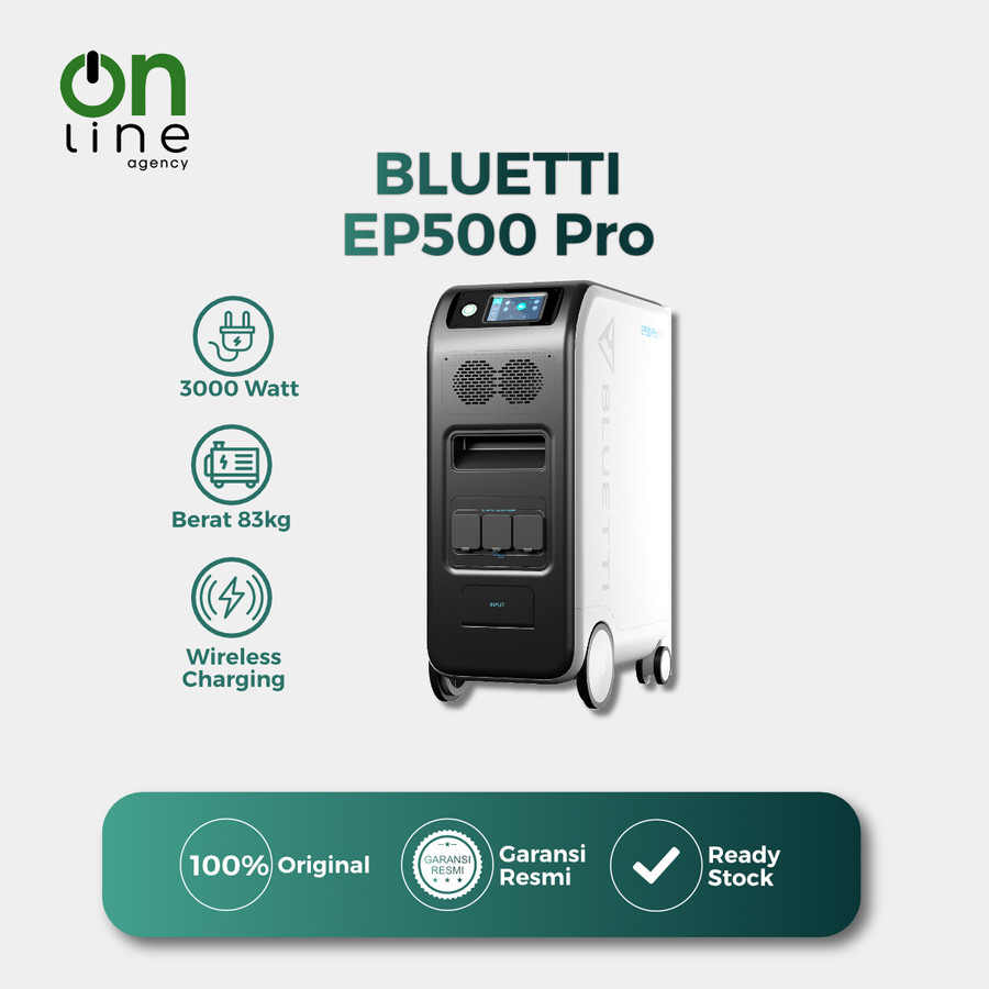 BLUETTI EP500Pro Portable Solar Power Station | 3000W 5120Wh