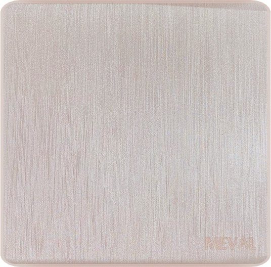 MEVAL Stop Kontak Saklar dan Soket Minimalist - Gold Hairline