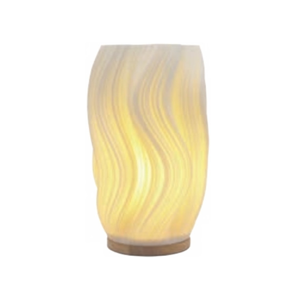 MEVAL Lampu Meja LED Table Lamp Aesthetic – 3D Print Technology