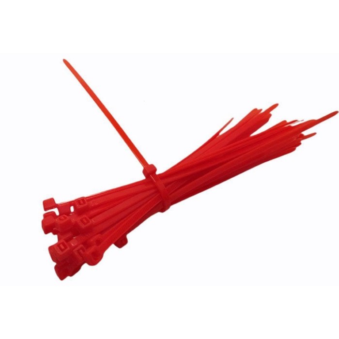 Kabel Ties 3,6mm Cable Ties 20cm, Merah - MEVAL