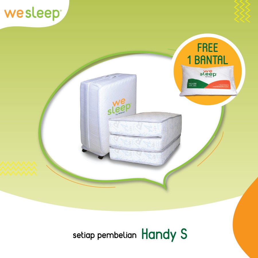 Kasur Busa Lipat Wesleep by airland Handy S Full foam Uk 120x200