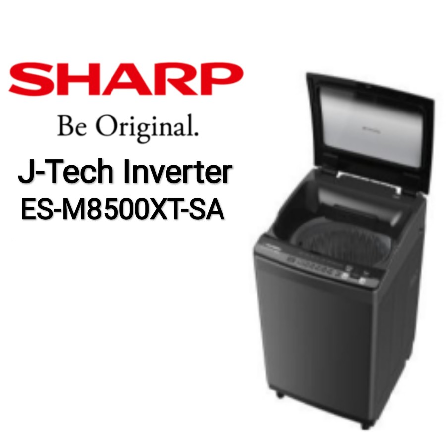 MESIN CUCI SHARP ES-M8500XT 8,5KG J-TECH INVERTER