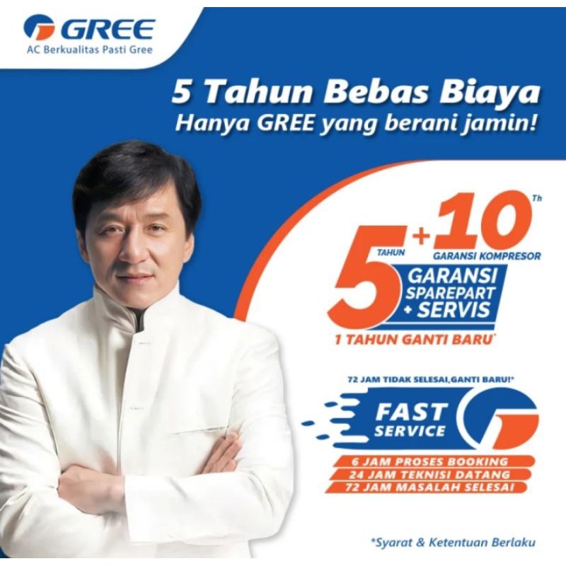 AC GREE GWC-09F5S 1PK INVERTER NEW SERIES F5S + PASANG F5S SERIES / 09