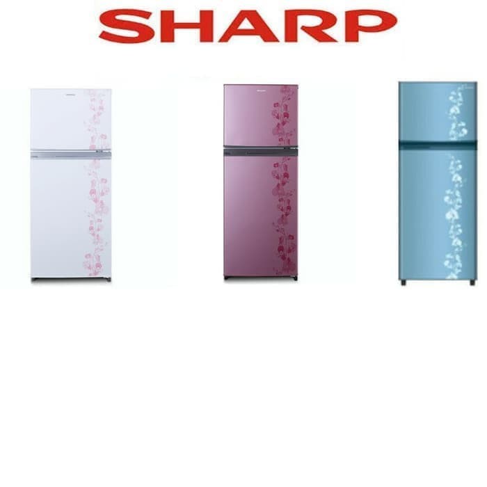 SHARP KULKAS 2 PINTU SJ-196ND FREE ONGKIR KHUSUS DEPOK
