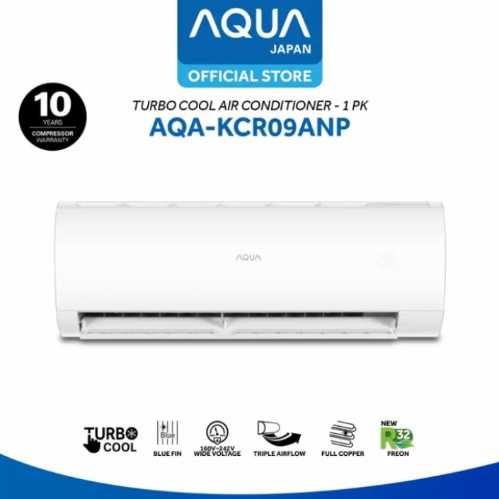 AC AQUA AQA-KR09ANP1 1PK + PEMASANGAN
