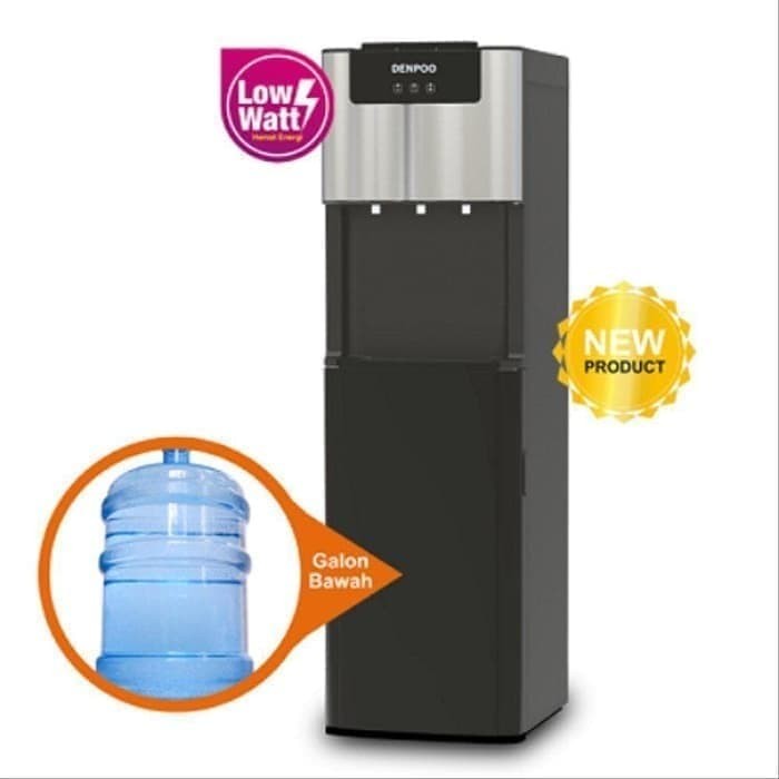 DISPENSER DENPOO DDB-39 LOW WATT STAINLESS STEEL GALON BAWAH