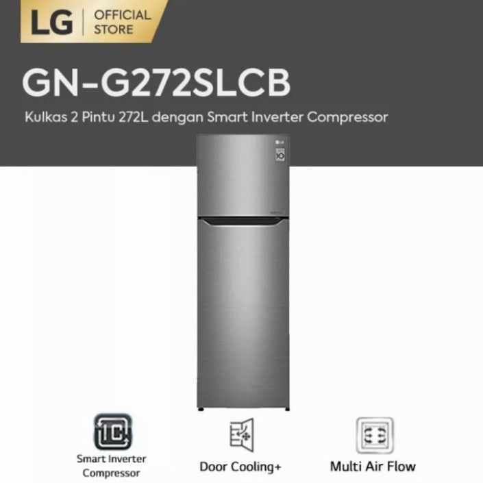 KULKAS LG GN-G272SLCB INVERTER 2 PINTU