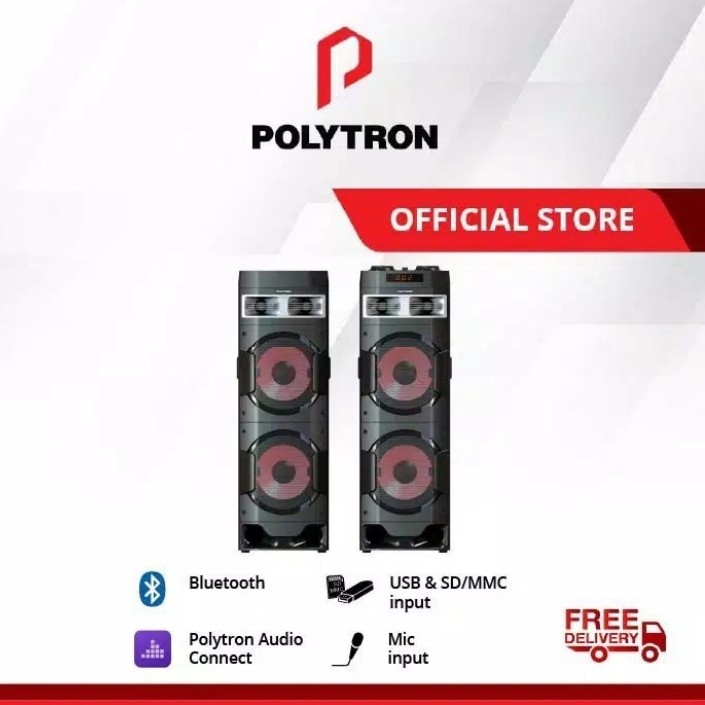 SPEAKER POLYTRON PAS10D22B / PAS 10D22B BLUETOOTH