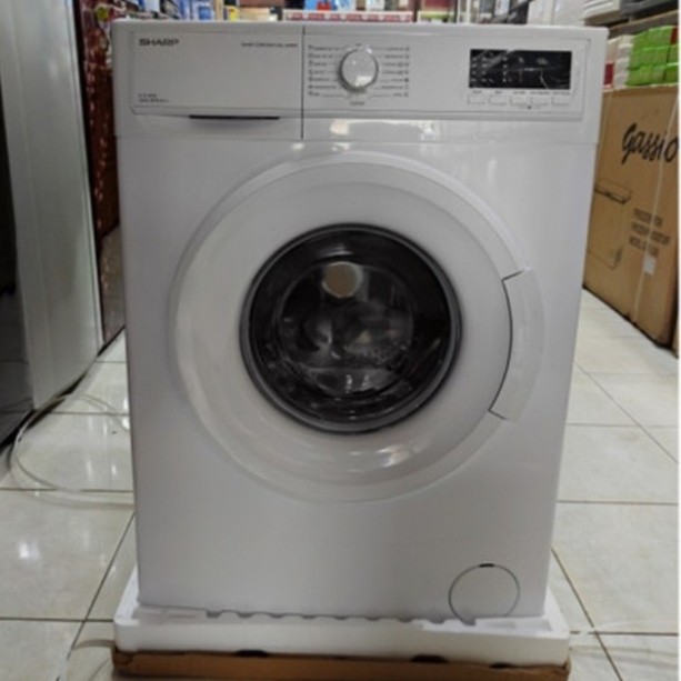 MESIN CUCI FRONT LOADING SHARP FL1082B 8KG