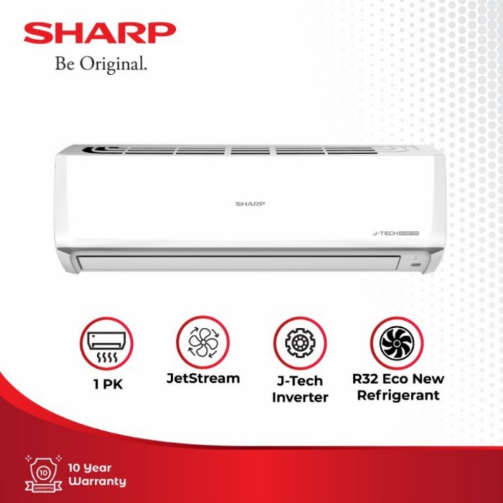AC SHARP AH-X10ZY J-TECH INVERTER 1 PK + PASANG DEPOK