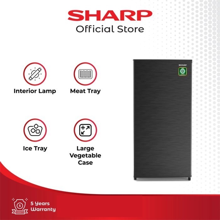 KULKAS SHARP SJ-N162N HS 1 PINTU LOW WATT