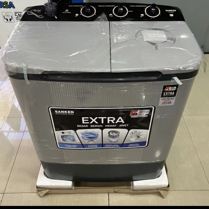 MESIN CUCI SANKEN TW-8600RL LOWWATT 8KG 2 TABUNG