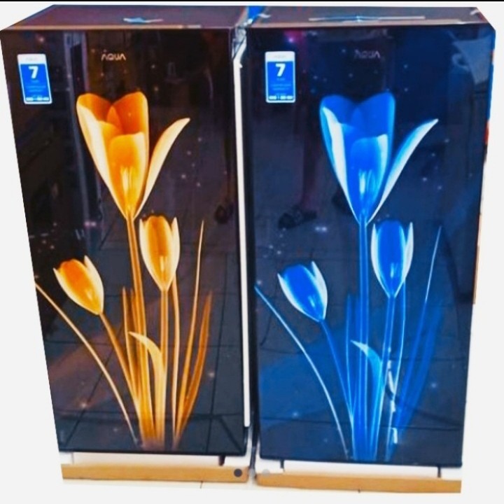 KULKAS AQUA AQR-D181 BUNGA 1 PINTU LB / LK